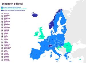 Schengen Ortak ülkeler